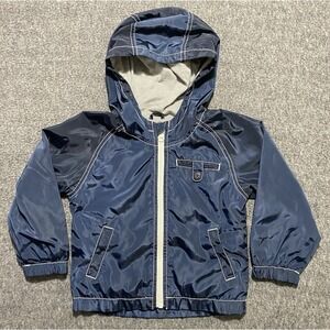 Old Navy Zip-Front Hoodie Toddler Boy Blue Size 3T